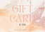 GIFT CARDS